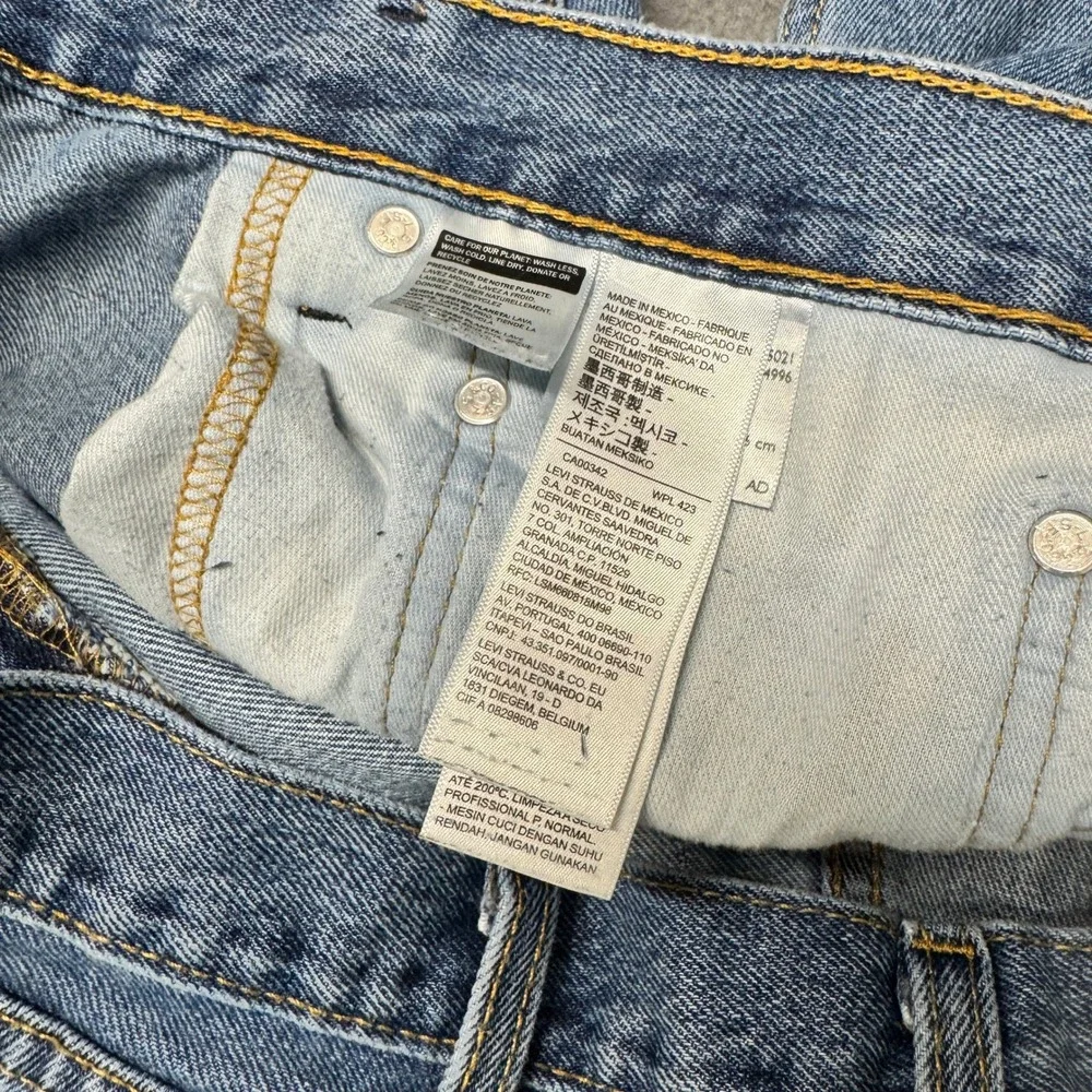 Levi's 505 Jeans Mens 38x30 (38x29 ACTUAL) Regular Fit Blue Denim Classic
